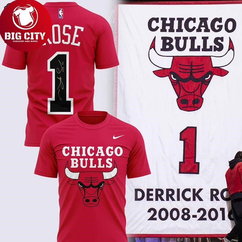 Derrick Rose x Chicago Bulls 2008-2016 Tribute Night 2026 Two Sided Shirt