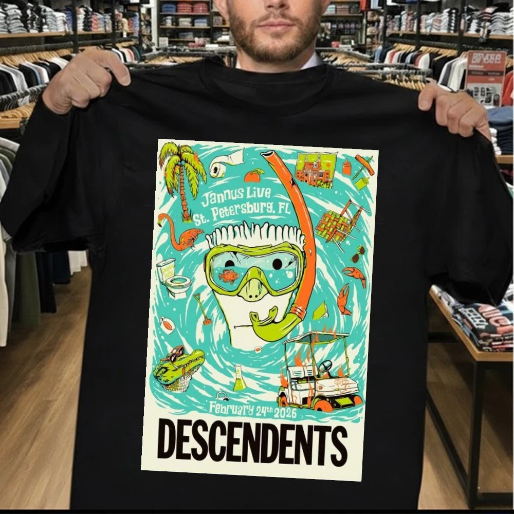 Descendents At Jannus Live On February 24 2026 Poster Shirt