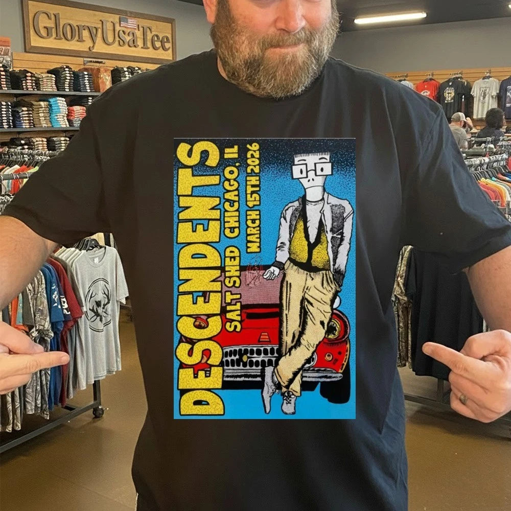 Descendents Chicago IL On March 15 2026 Tour Poster Shirt