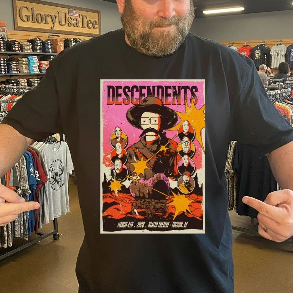 Descendents Mar 4 2026 Rialto Theatre in Tucson AZ Poster Shirt