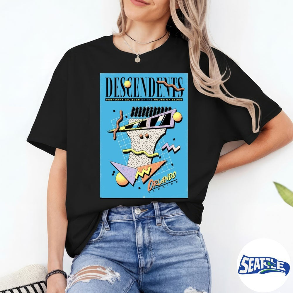 Descendents Tonight Show House Of Blues On February 23 2026 Orlando Florida Poster shirt
