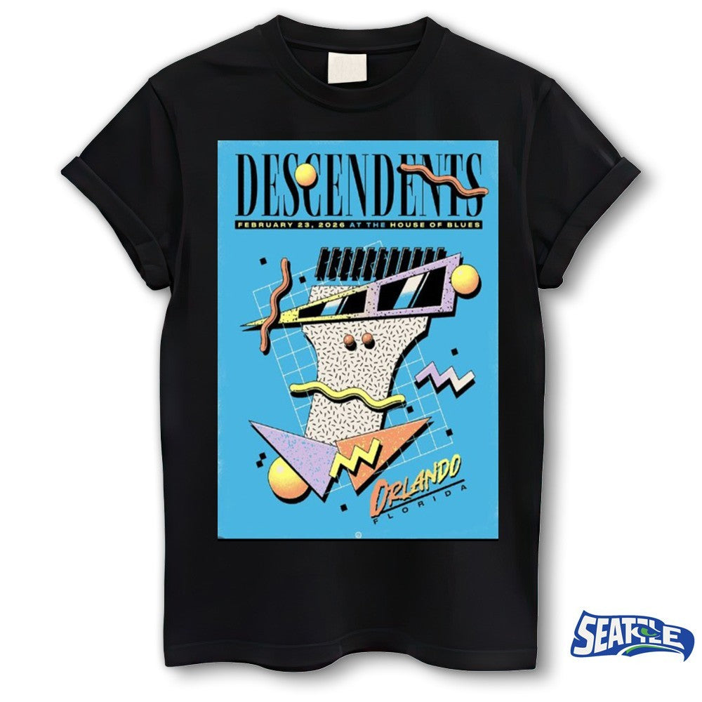 Descendents Tonight Show House Of Blues On February 23 2026 Orlando Florida Poster shirt