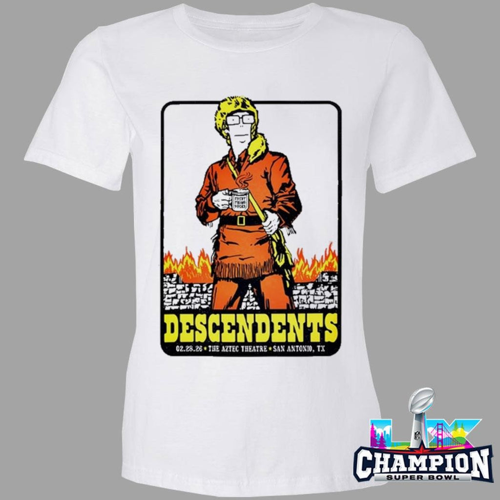 Descendents Tour San Antonio Tx On Feb 28 2026 Shirt