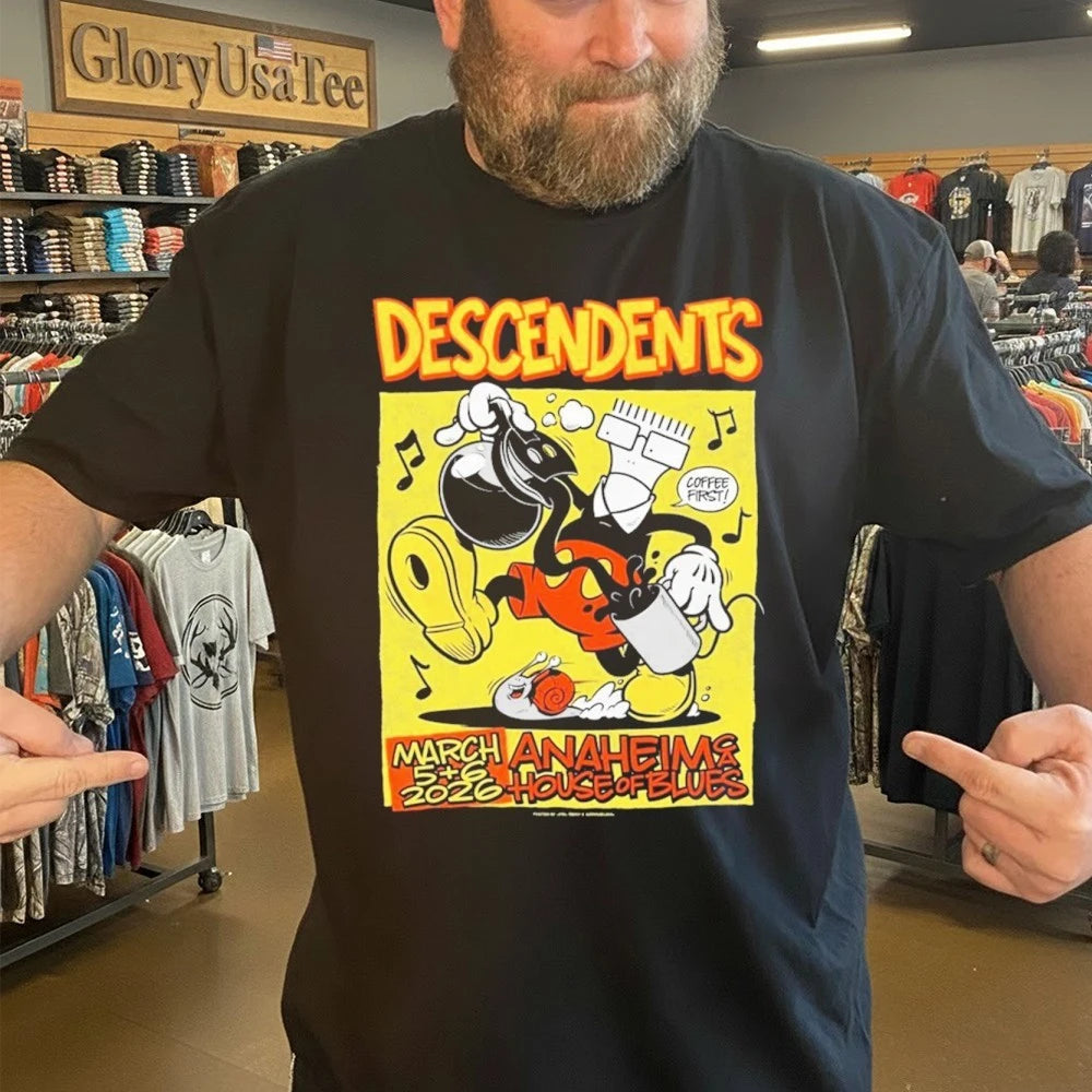 Descendents Venue Poster Show At House Of Blues Anaheim CA On March 5 6 2026 Poster Shirt