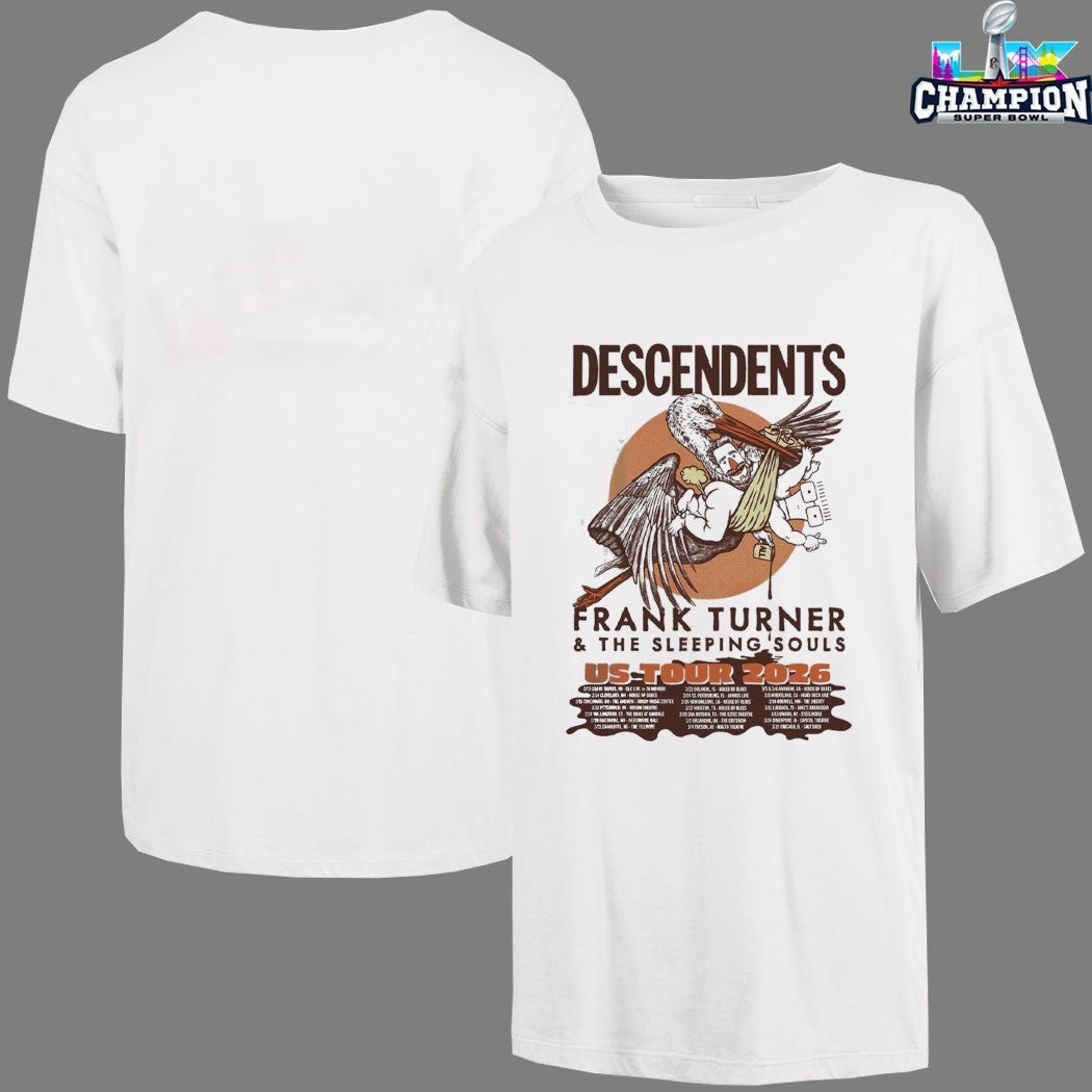 Descendents With Frank Turner And The Sleeping Souls US Tour 2026 Dates T-Shirts