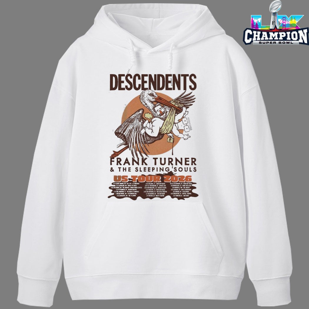 Descendents With Frank Turner And The Sleeping Souls US Tour 2026 Dates T-Shirts