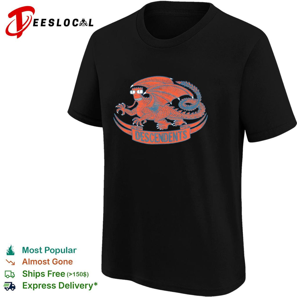 Descendents dragon logo shirt