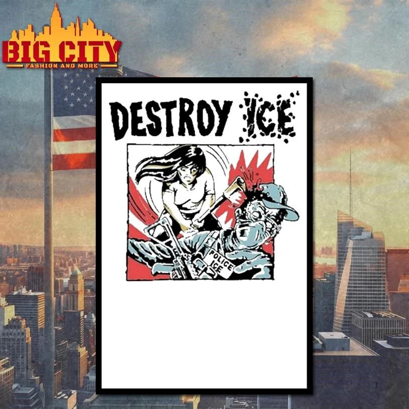 Destroy Boys Exclusive Destroy Police ICE Shirt