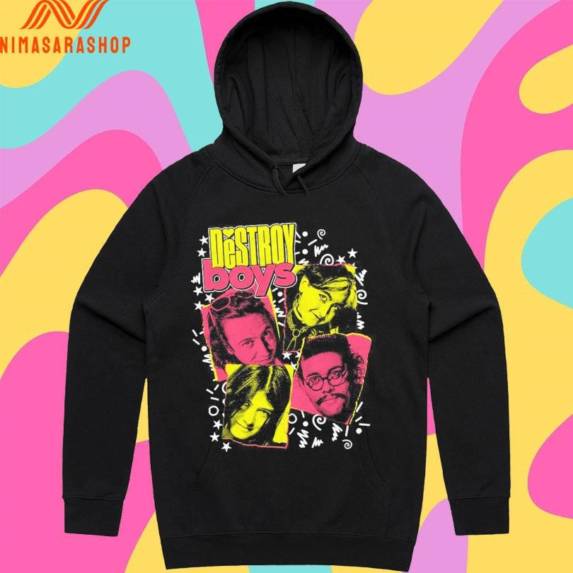 Destroy Boys Tiger Beat Black Tour Shirts
