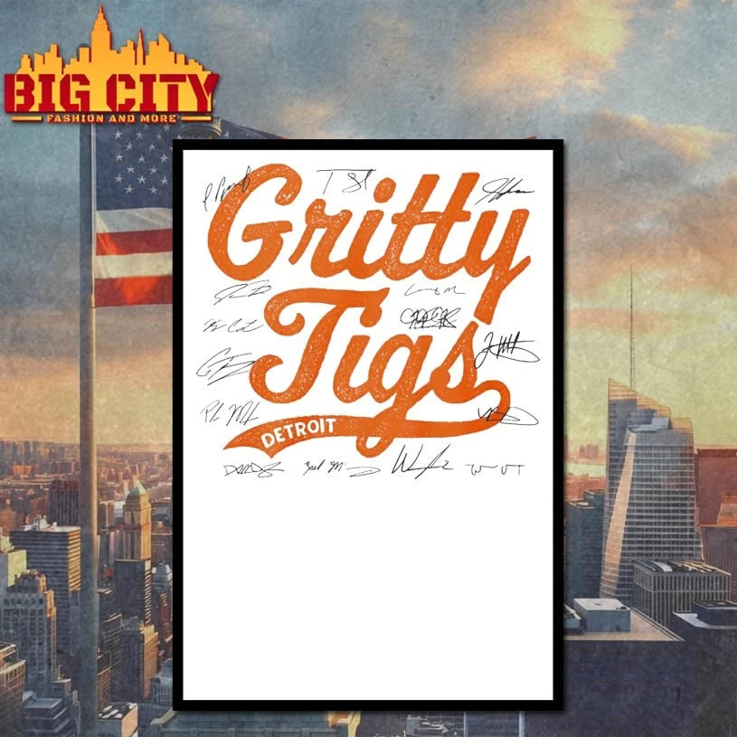 Detroit Baseball 2025 Gritty Tigs shirt