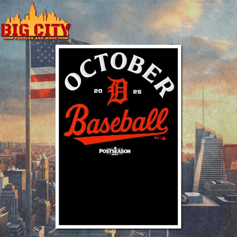 Detroit Baseball Tigers 2025 October Shirts