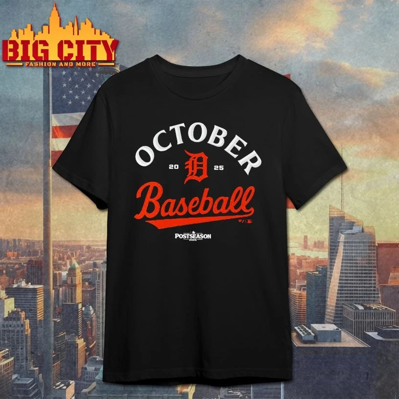 Detroit Baseball Tigers 2025 October Shirts