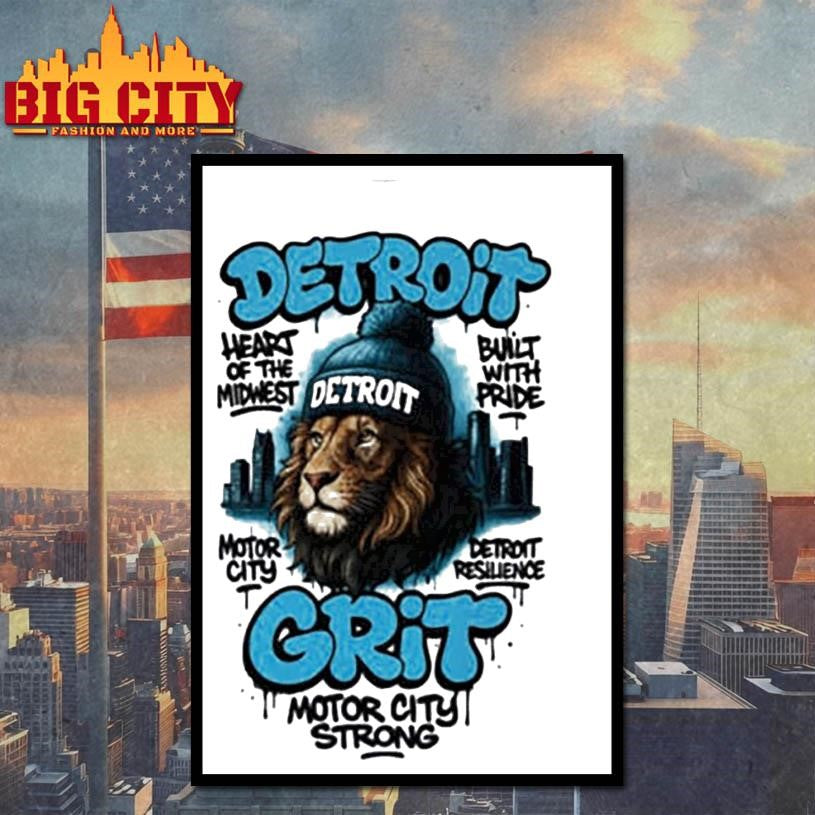 Detroit Grit Heart of the Midwest Shirt