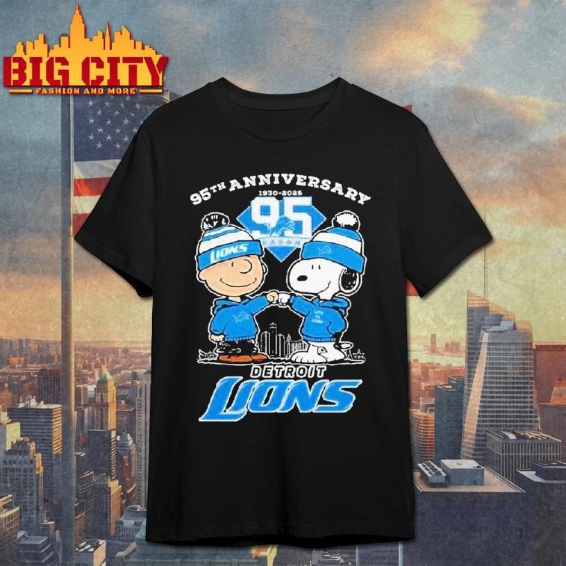 Detroit Lions 95th Anniversary 2025 One Pride Shirt