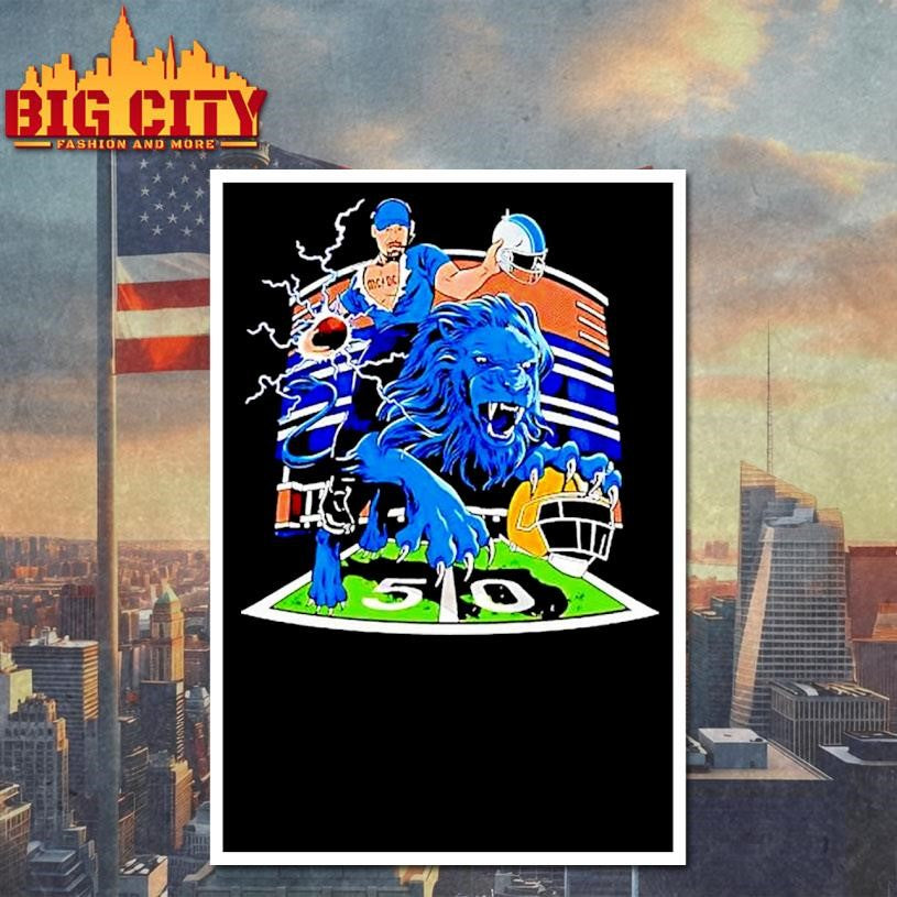Detroit Lions Dan Campbell Motor City Graphic Shirt
