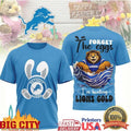 Detroit Lions Easter Forget the Eggs I’m Hunting Lions Two Sided Shirt