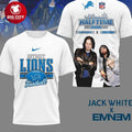 Detroit Lions Jack White x Eminem Thanksgiving Halftime Show Two Sided Shirt