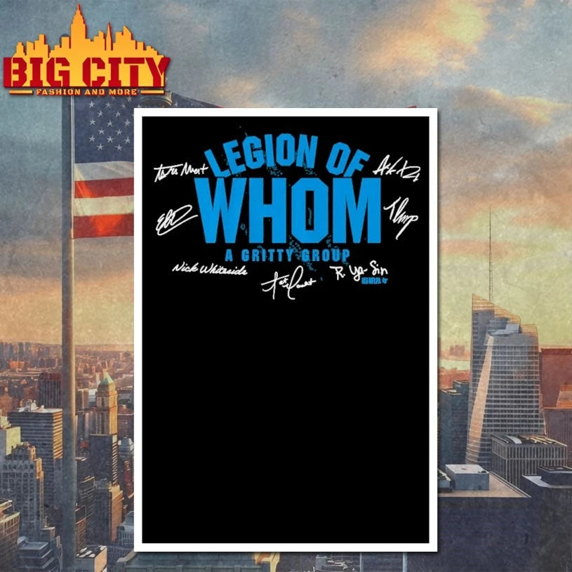 Detroit Lions Legion of Whom A gritty group Signatures shirt