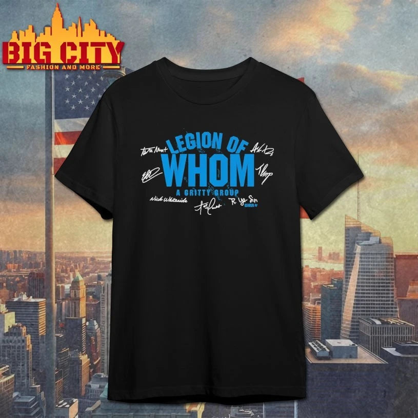 Detroit Lions Legion of Whom A gritty group Signatures shirt
