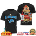 Detroit Lions x Budweiser 150 Years Celebration Beer Collaboration Two Sided Shirt
