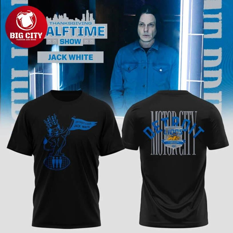 Detroit Lions x Jack White 2025 Two Sided Shirt