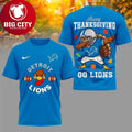 Detroit Lions x Turkey Game Two Sided Shirt