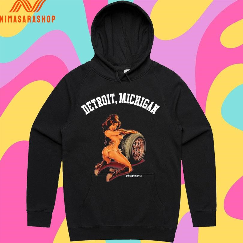 Detroit Michigan Motor Girl Shirts