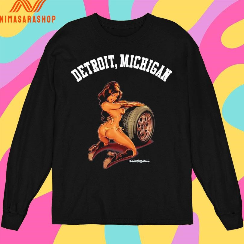 Detroit Michigan Motor Girl Shirts
