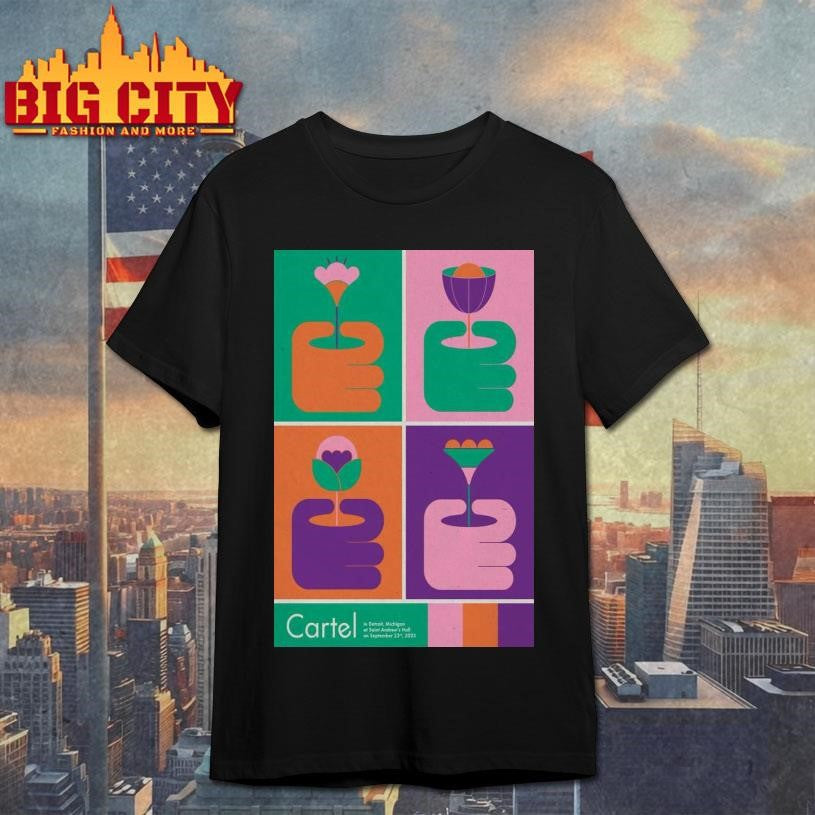 Detroit, Michigan Sept 23 2025 Cartel Poster Shirt