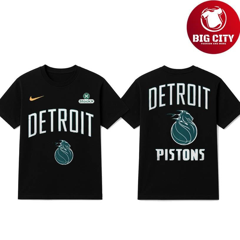 Detroit Pistons 2025 City Edition It’s All Here Two Sided Shirt