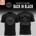 Detroit Pistons Back in Black 2026 Shirt