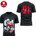 Detroit Red Wings Fedorov 91 Forever Two Sided Shirt