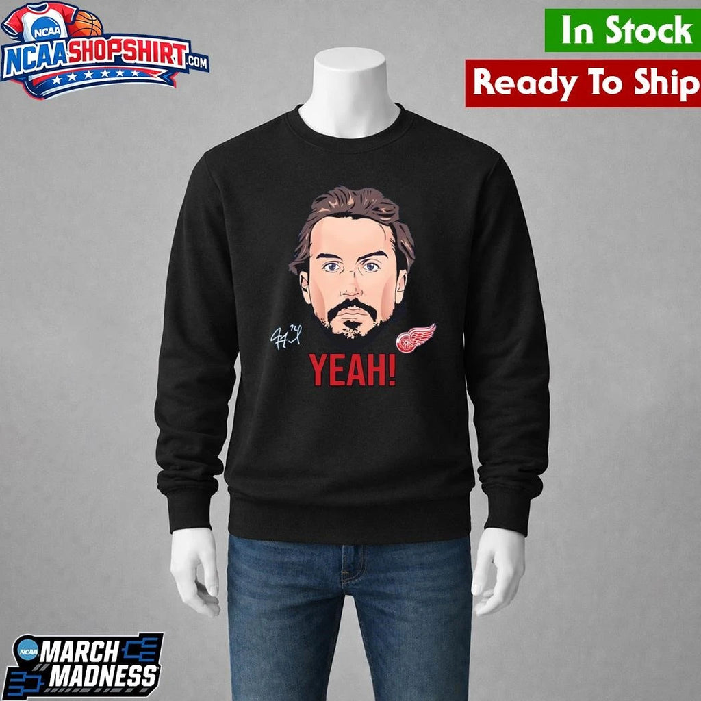 Detroit Red Wings Justin Faulk Yeah Shirt