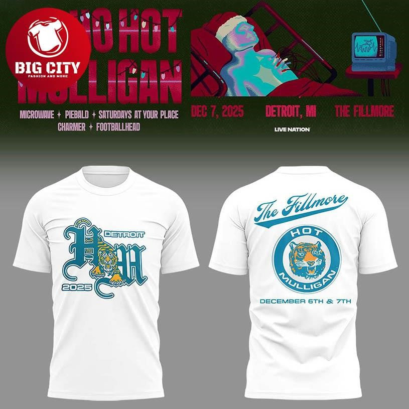 Detroit Tigers 2025 The Fillmore Hot Mulligan Event Ho Ho Hot Two Sided Shirt