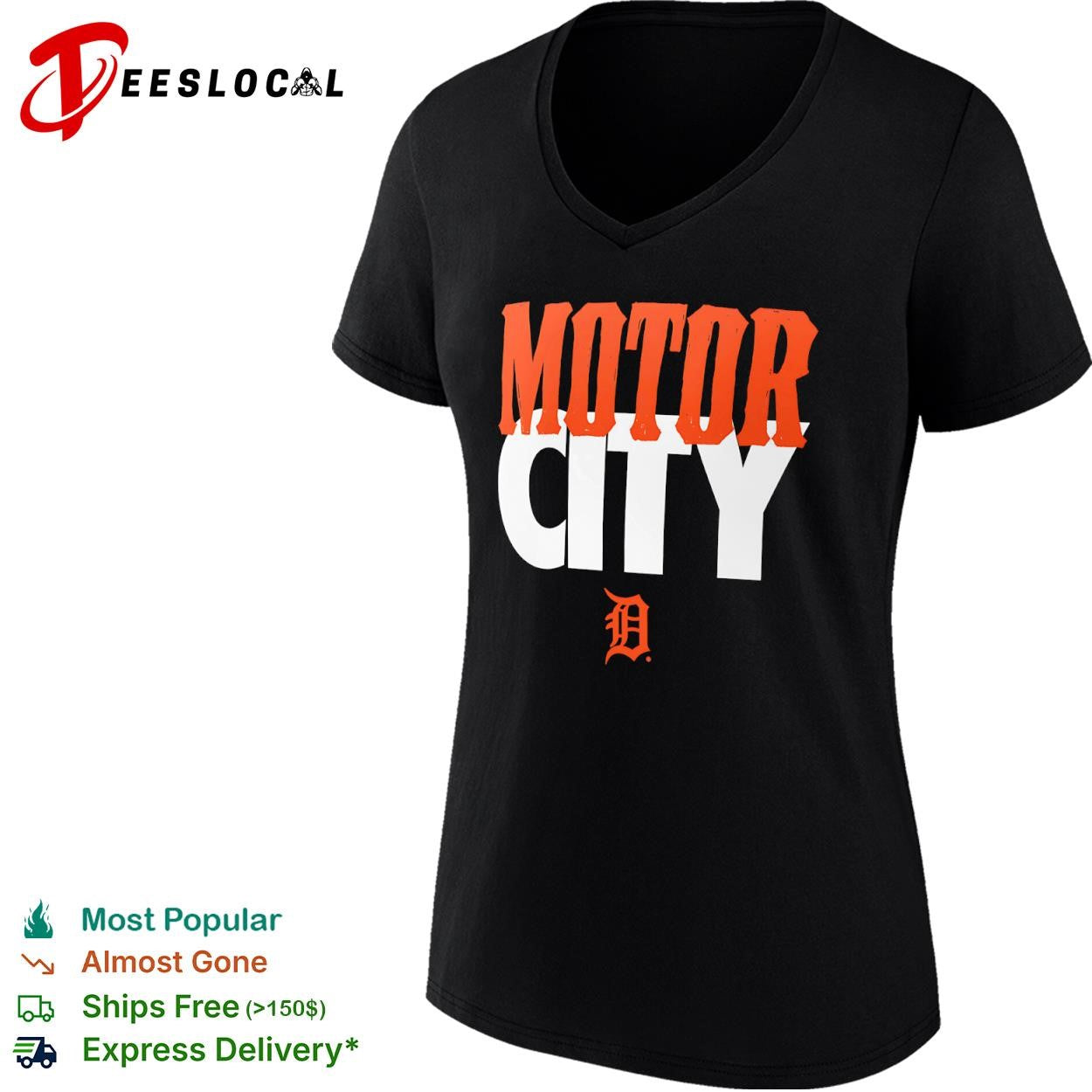Detroit Tigers Motor City MLB Baseball shirt