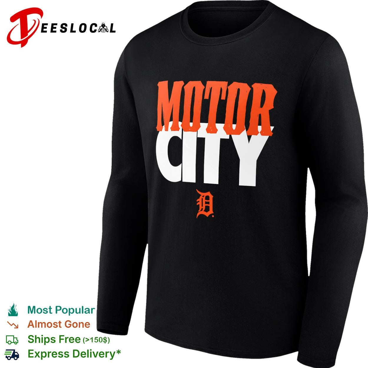 Detroit Tigers Motor City MLB Baseball shirt