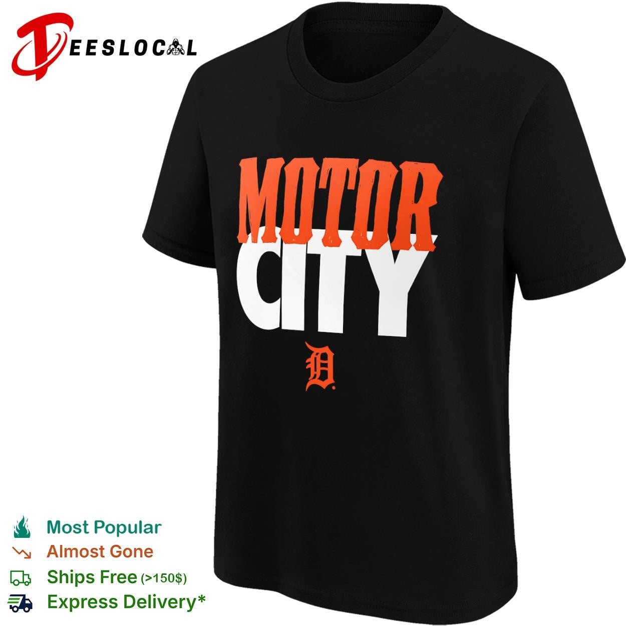 Detroit Tigers Motor City MLB Baseball shirt