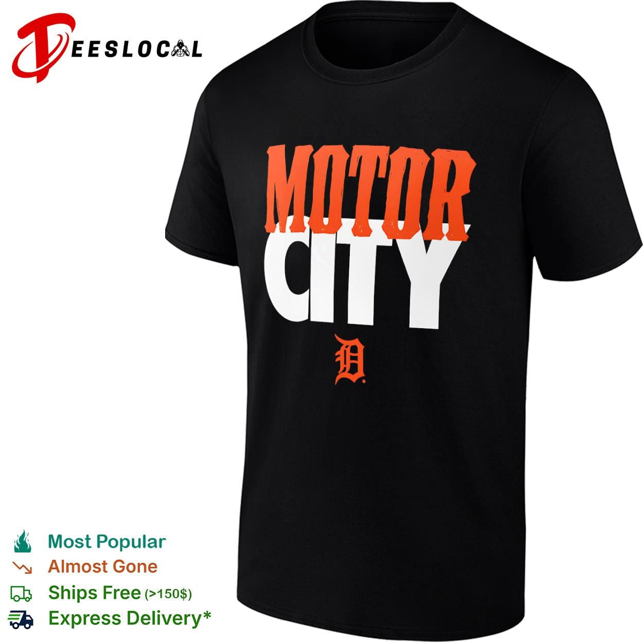 Detroit Tigers Motor City MLB Baseball shirt