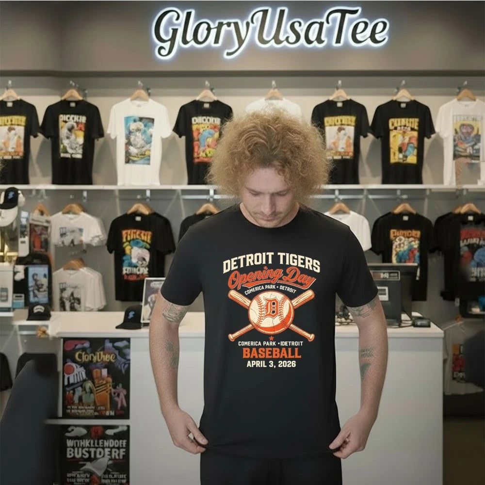 Detroit Tigers Opening Day 2026 Shirt