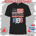 Detroit Tigers We The People 1776 Patriotic American Flag Shirt