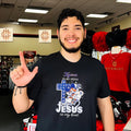 Detroit Tigers in my veins Jesus in my heart cross shirt