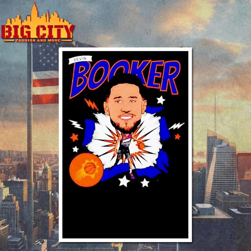 Devin Booker Phoenix Suns Caricature Shirt