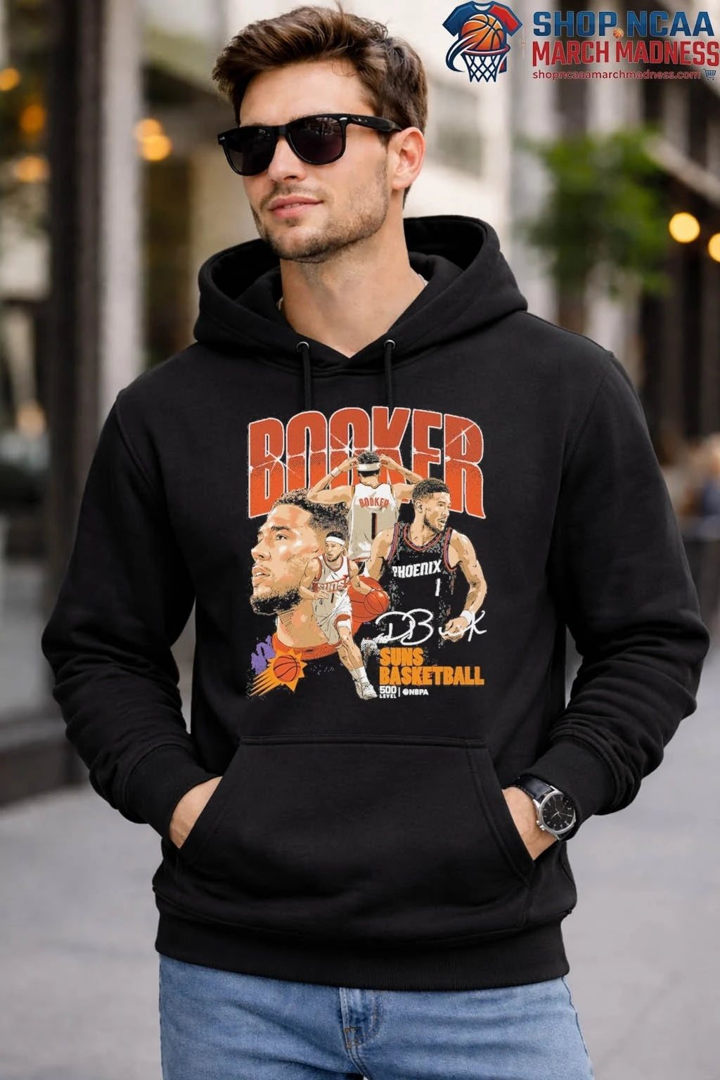 Devin Booker Phoenix Suns Collage T-Shirt