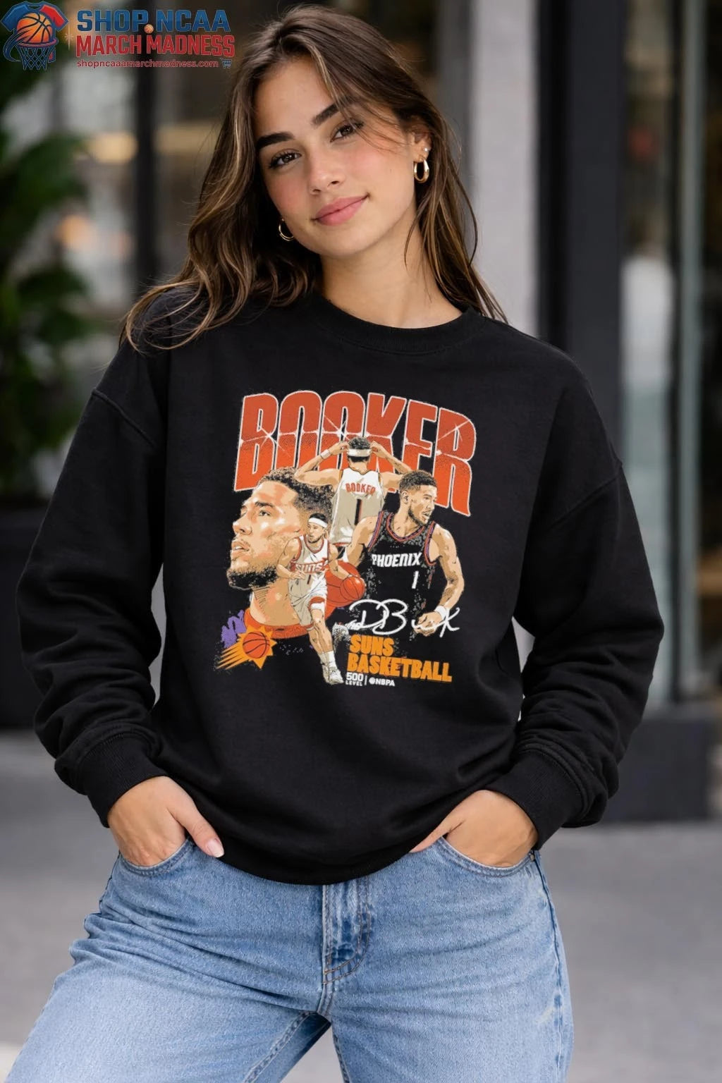 Devin Booker Phoenix Suns Collage T-Shirt