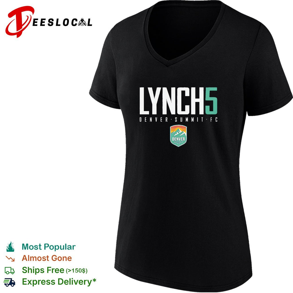 Devin Lynch 5 Denver Summit FC professional women’s soccer team shirt
