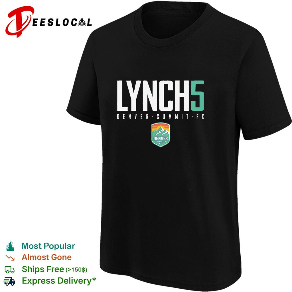 Devin Lynch 5 Denver Summit FC professional women’s soccer team shirt