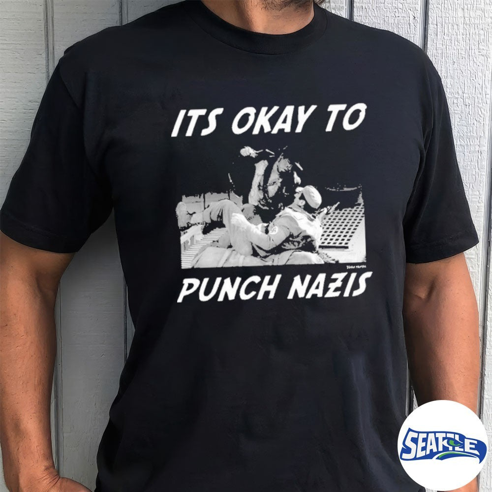 Diablo Macabre Its Okay To Punch Nazis Shirt