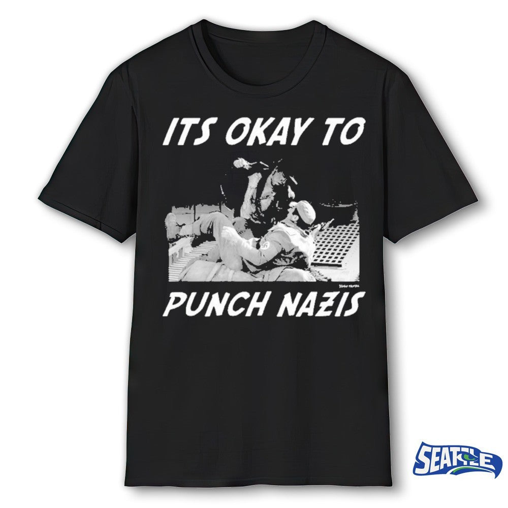 Diablo Macabre Its Okay To Punch Nazis Shirt
