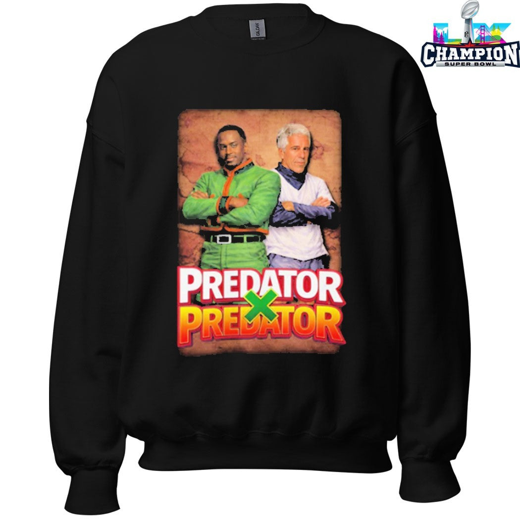 Diddy And Jeffrey Epstein Predator X Predator T-shirts