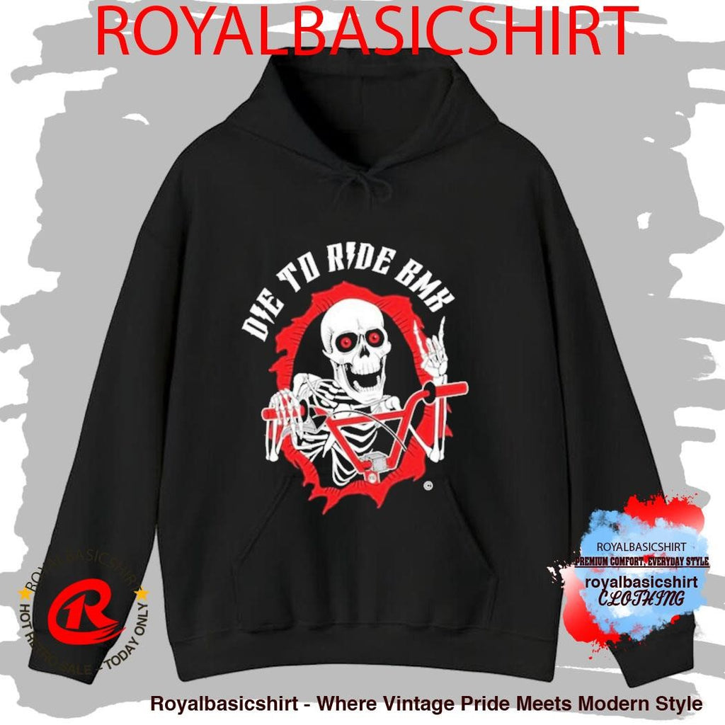 Die To Ride Bmx Big Skull Shirt